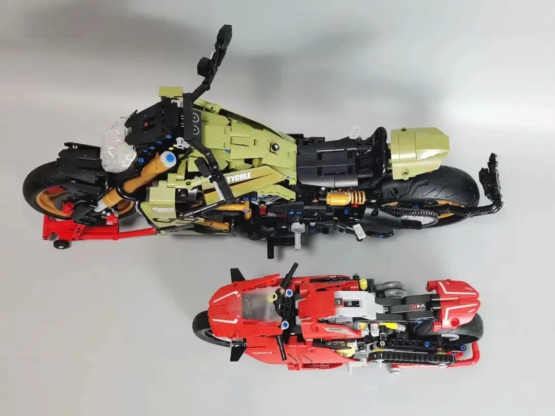 Technic Moto Briques de Construction Jouet, 474Pièces Motocyclette Adulte  Enfant Maquette, Technic Jeux de Construction, Compatible avec Lego :  : Jeux et Jouets