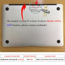 Ultra Thin Laptop Case - Sleek Protective Cover for 13” to 16” Devices (Air 13.6 M2 M3 M4)