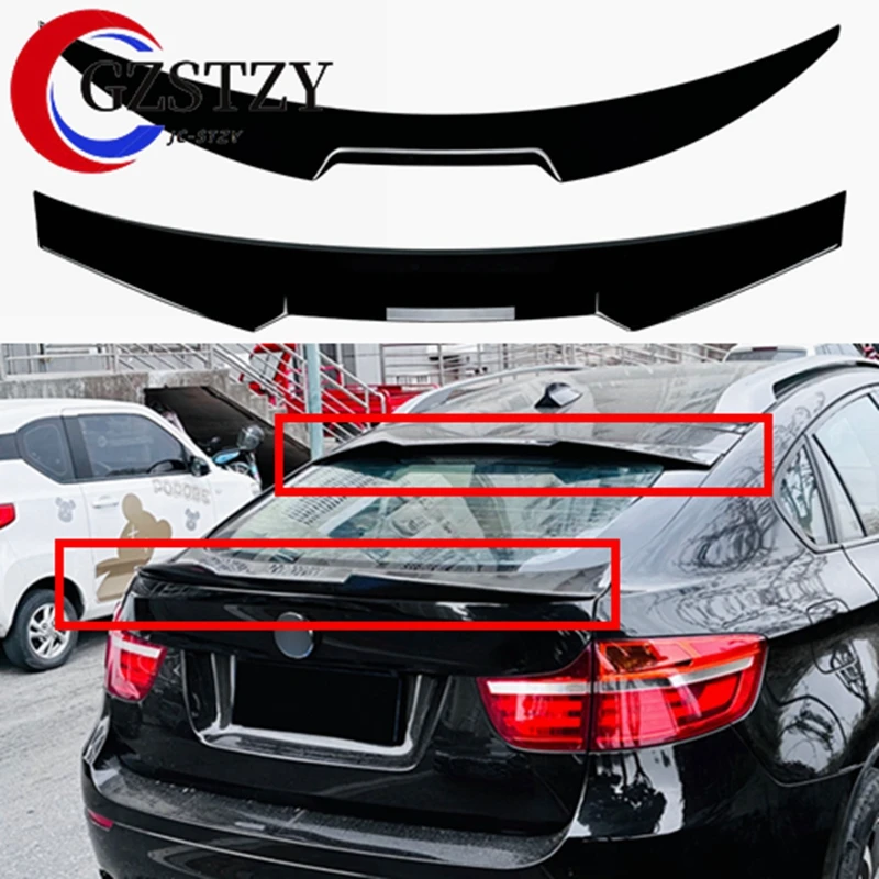 

Высококачественный задний спойлер из АБС-пластика для BMW X6 X Series X6 E71 2014 2015 2016 2017