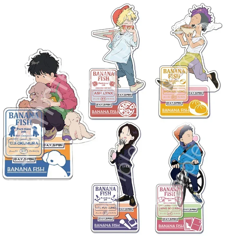 Cartoon Anime Banana Fish Ash Okumura Eiji Acrylic Stand Figure