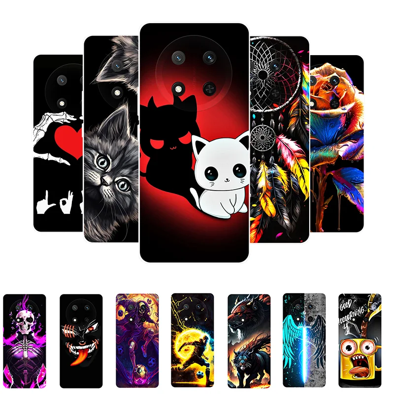Cute Soft Silicone Shockproof Back Case for Smartphones - TPU Protective Cover