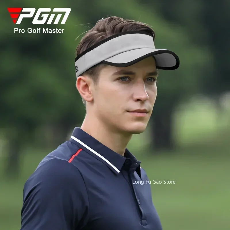 PGM Men's Golf Caps no top hats Sun Protection Shade Breathable Male Casual Cap Moisture Wicking Sun Hat MZ045