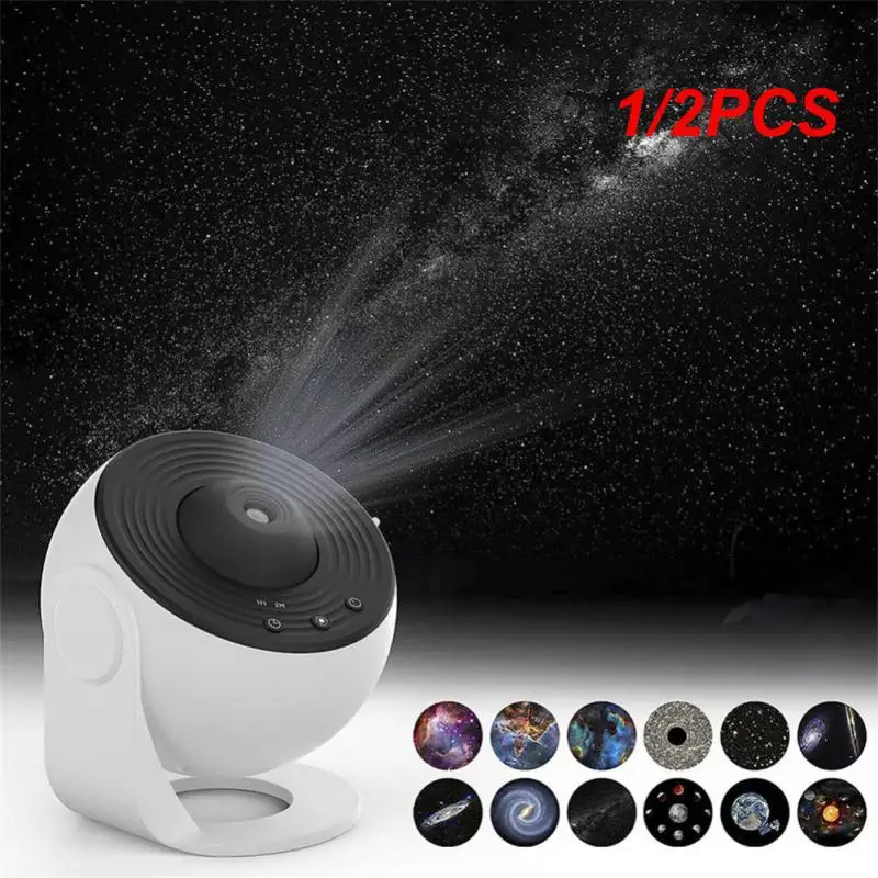 

1/2PCS Night Light Galaxy Projector Starry Sky Projector 360° Rotate Planetarium Lamp For Kids Bedroom Valentines Gift