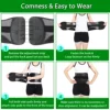 LSO Lumbar Support Belt for Lower Back Pain Relief, Herniated Disc - Sport Waist Brace with Adjustable Compression Pulley System 4