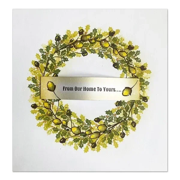 Christmas Greetings-Stamp Transparent Clear Silicone Stamp Seal for DIY scrapbooking Making photo album Decorative