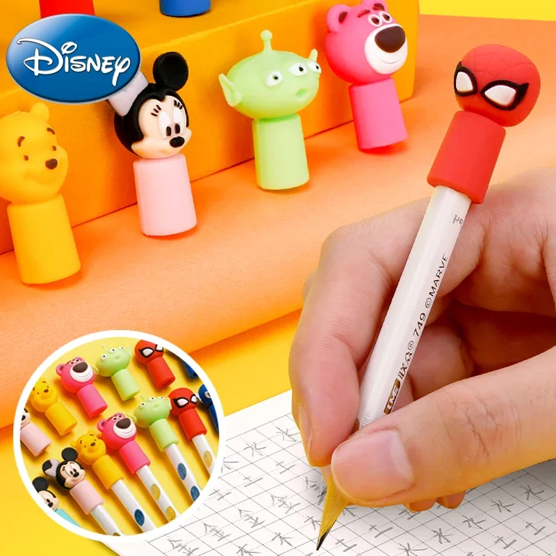 3pcs/set Disney Pencil Caps School Stationery
