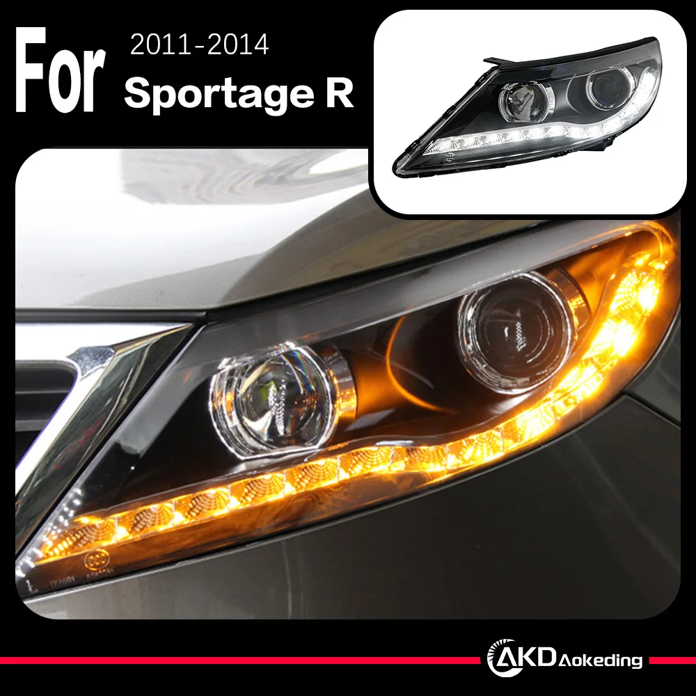 

AKD Car Model Head Lamp for Kia Sportage Headlights 2011-2014 Sportage R LED Headlight LED DRL Hid Bi Xenon Auto Accessories