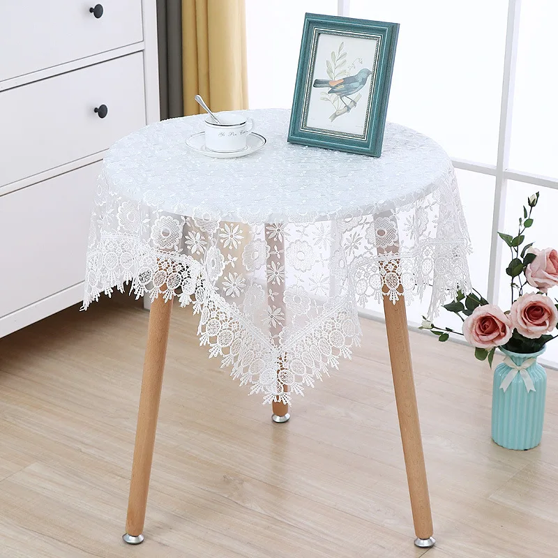 

New Yarn Embroidered Fabric Art Tablecloth Lace Lace Tablecloth Minimalist Night Market Floor Stall Dedicated Tablecloth