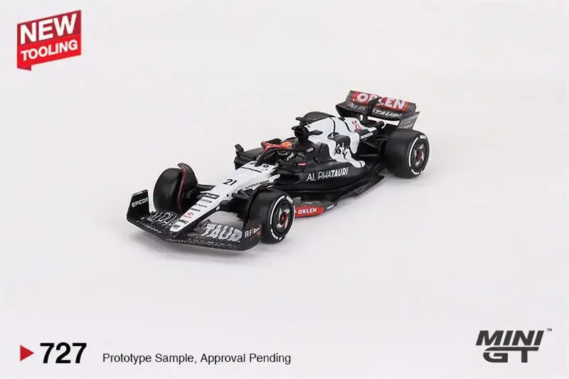 **Pre-Order** MINI GT 1:64 AlphaTauri AT04 #22 Yuki Tsunoda / #21 Nyck de Vries 2023 F1 2023 Diecast Model Car