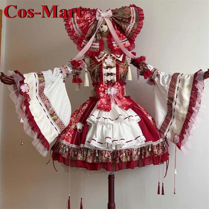 

Cos-Mart Game Touhou Project Hakurei Reimu Cosplay Costume Sweet Gorgeous Uniform Dress Activity Party Role Play Clothing New