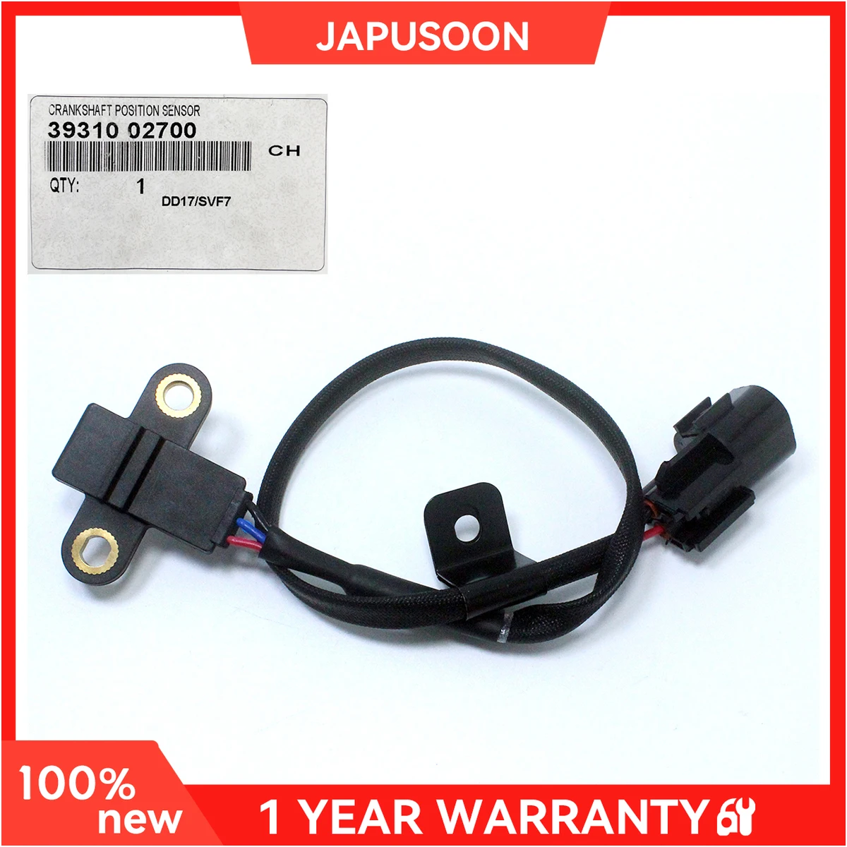 

new Crankshaft Position Sensor 39310-02700 for Hyundai Atos I10 Getz KIA Picanto # 3931002700