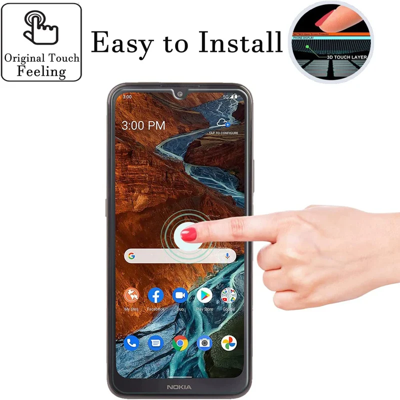 Durable Shatterproof Screen Protector Film - 3 Pack