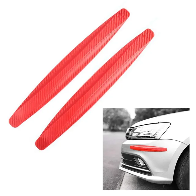1 Pár Autó Lökhárító Védőcsíkkal Ütköző Őr-Sztriptíz Elleni Küzdelem Gumi Csíkok Karcálló - Image 2