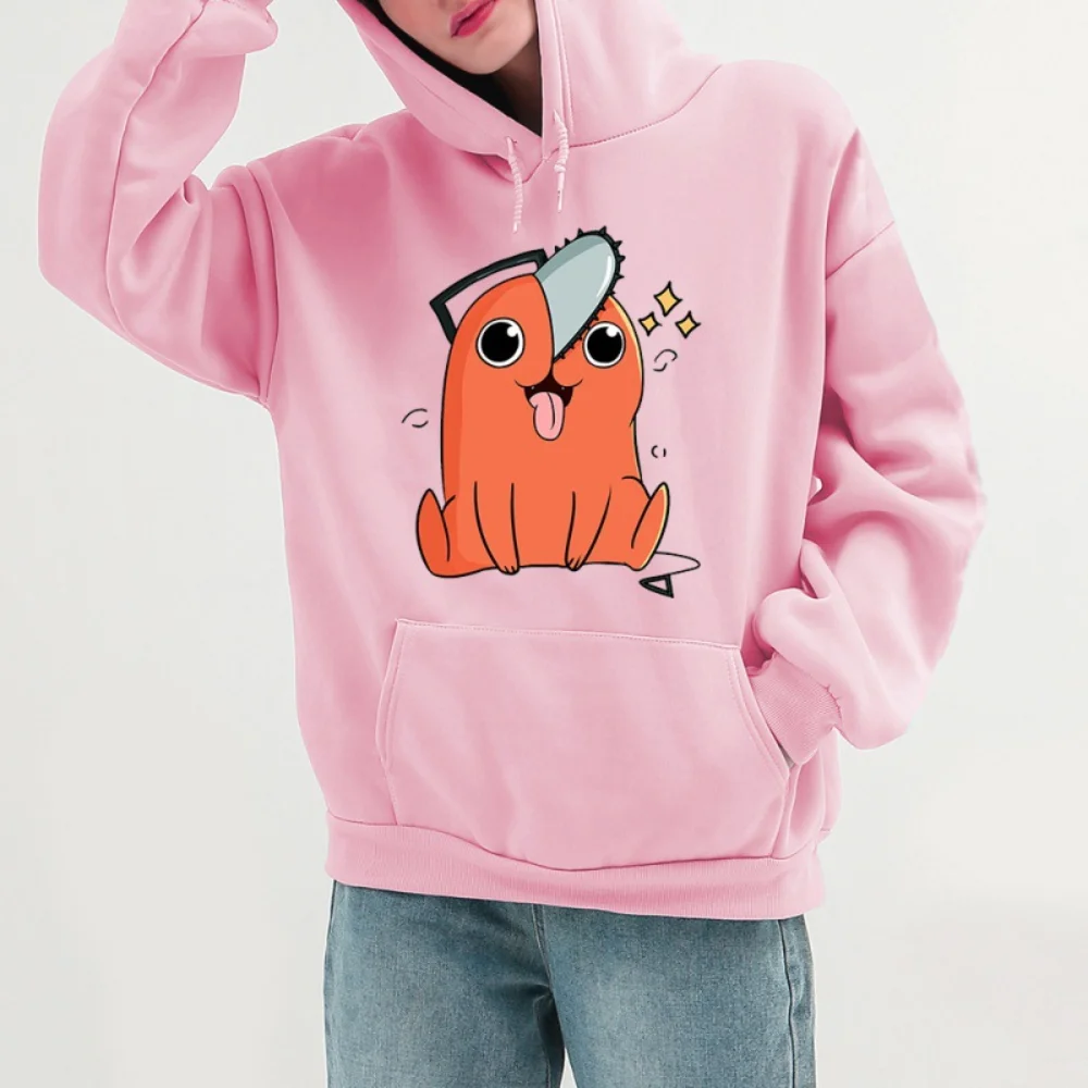 

Chainsaw Man Hoodie Anime Men Women Cartoon Streetwear Pullover Harajuku Hoodies Sweatshirt Cute Clothes