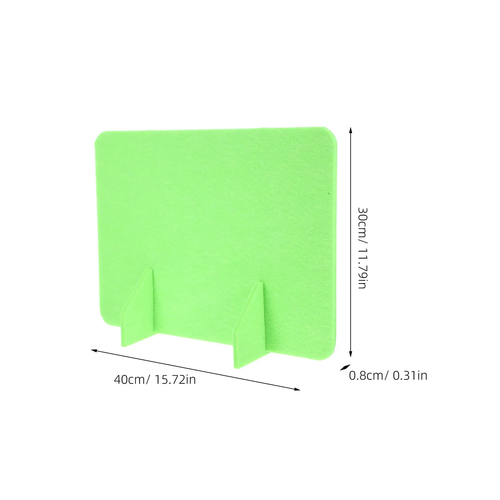 4개 사무실 책상 칸막이 펠트 패널 프라이버시 파티션 보드 간편 설치 조용한 작업 공간 학교용 15.72x11.79인치