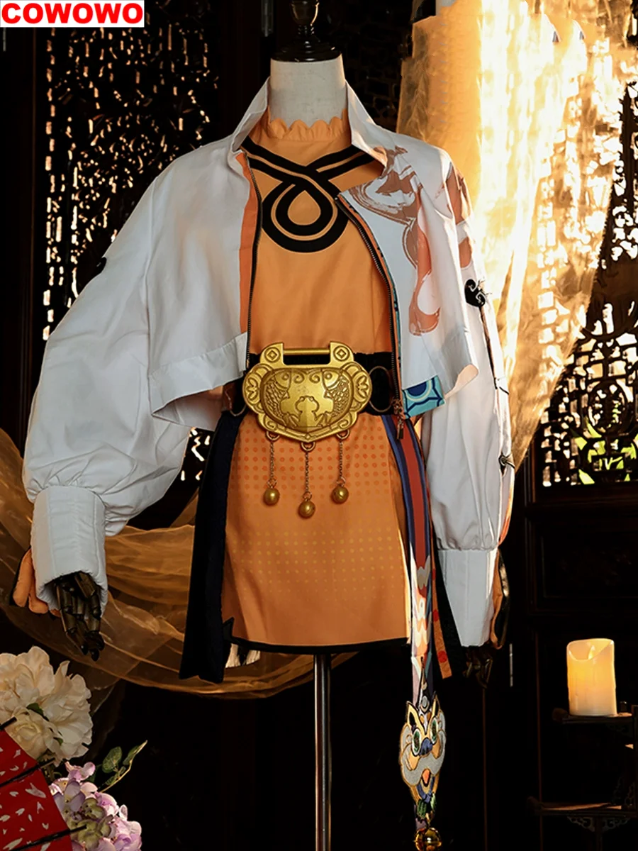 

Женский костюм для косплея COWOWO, костюм для косплея из аниме «тропинка до никуда», униформа для игры на Хеллоуин, одежда для ролевых игр, платье