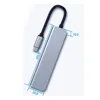 USB 3.0 Type C to HDMI-compatible PD Charge Docking Station USB C Hub 3.0 Adapter for Macbook Air iPad Laptop PC Type-C Splitter 6