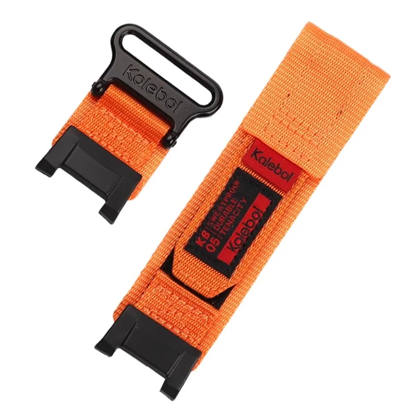 Enhanced Nylon Men's Watch Strap with Soft Breathable Adjustable Design