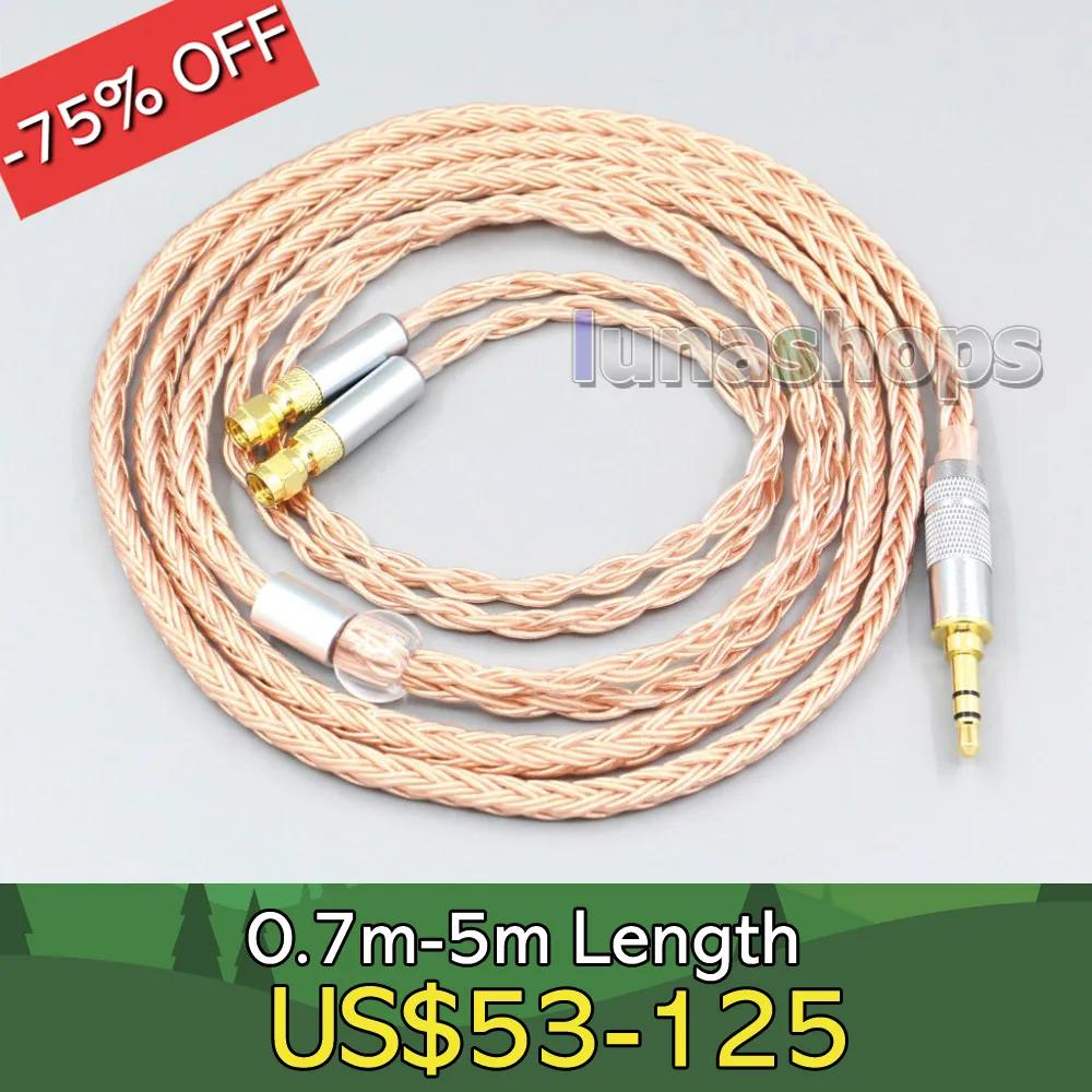 

2.5mm 3.5mm XLR Balanced 16 Core 99% 7N OCC Earphone Cable For HiFiMan HE400 HE5 HE6 HE300 HE4 HE500 HE6 LN006741