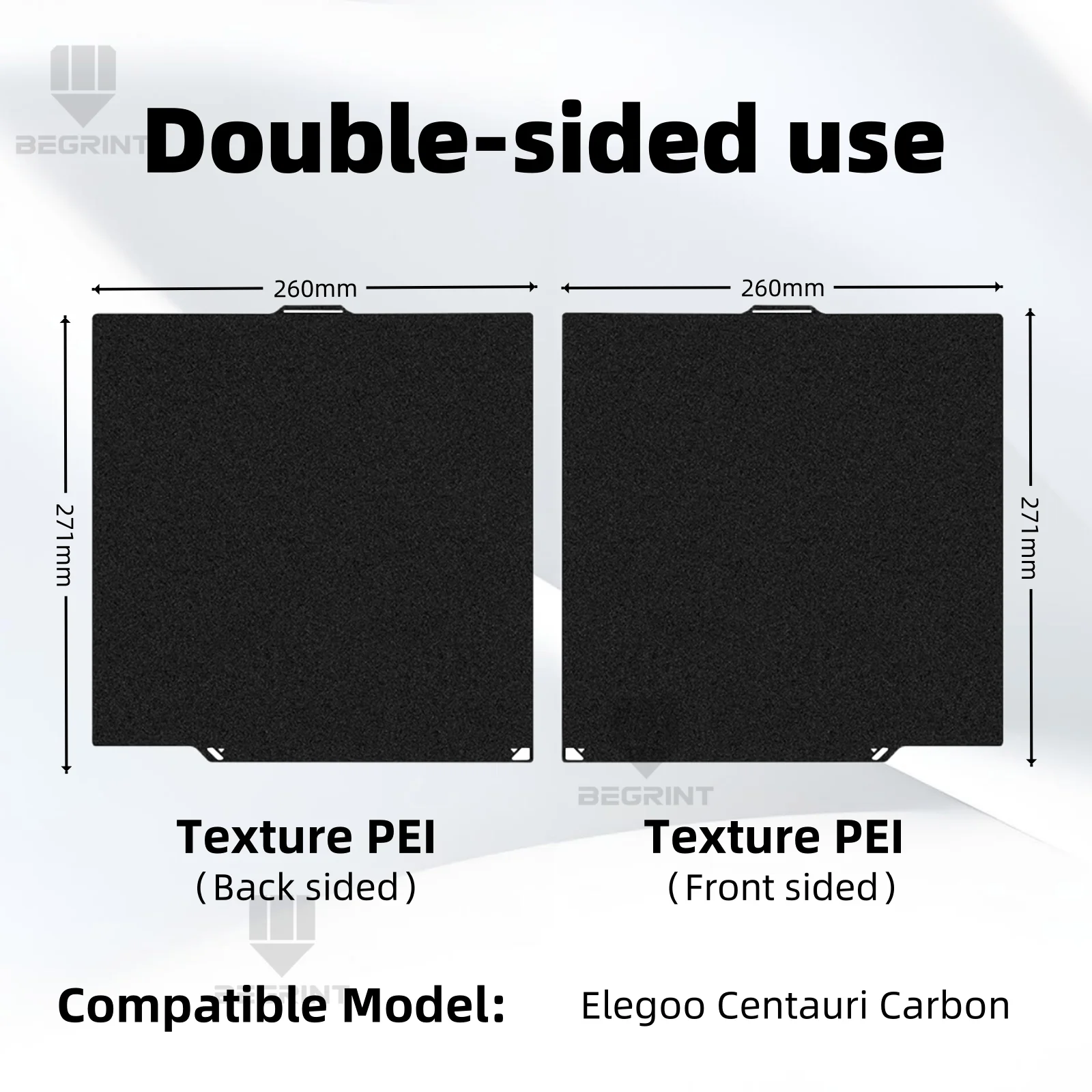 Durable Textured Carbon Fiber Build Plate
