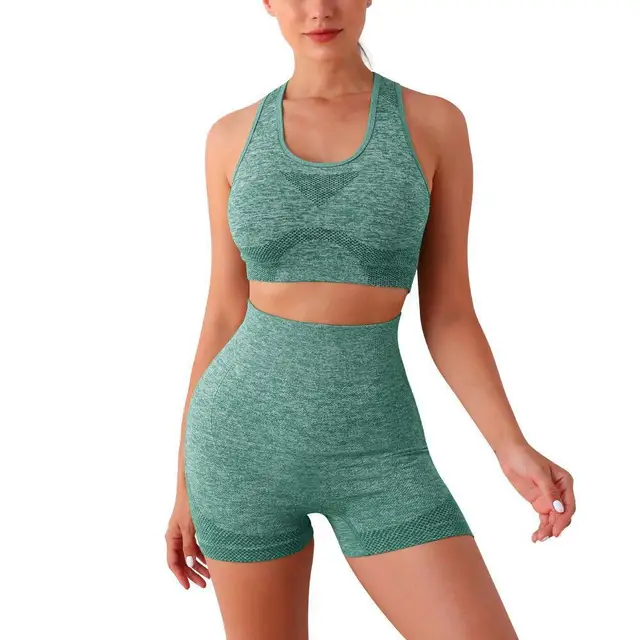 Yoga Set Gym Shorts Women Sport Bras Brassiere Workout Tops for Women Yoga Clothes Fitness Leggings Gym Set Seamless Yoga Sets