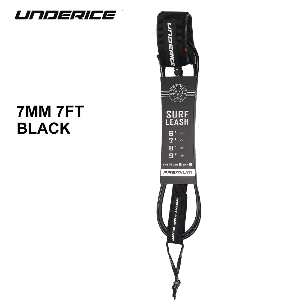 Premium Surfboard Leash: Durable TPU, Stainless Swivels,