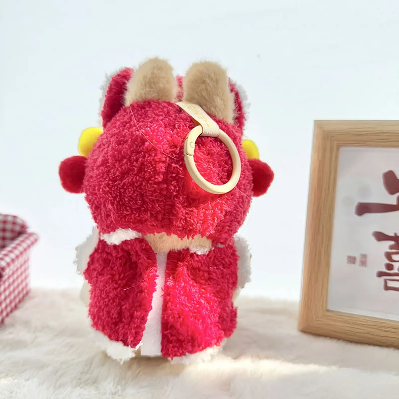 17cm Labubu Clothing Red Festival Clothing Red Awakening Lion Set Tang Costume DIY Doll Accessories Ropa Toys