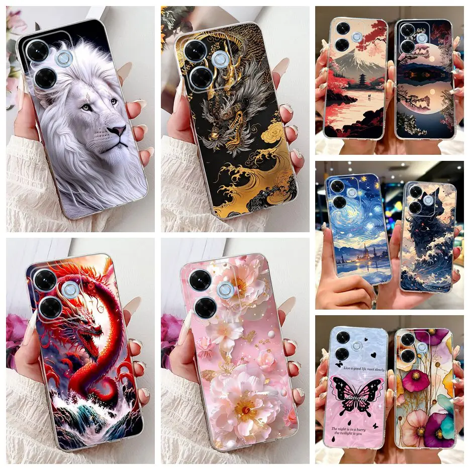 Cool Design Fashion Painted Soft Silicone Phone Case