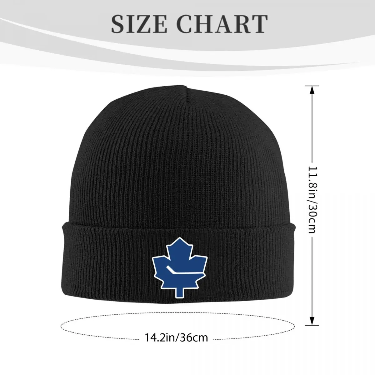 

Уютная вязаная шапка с листьями Canucks, стильная шапка, сохраняющая тепло