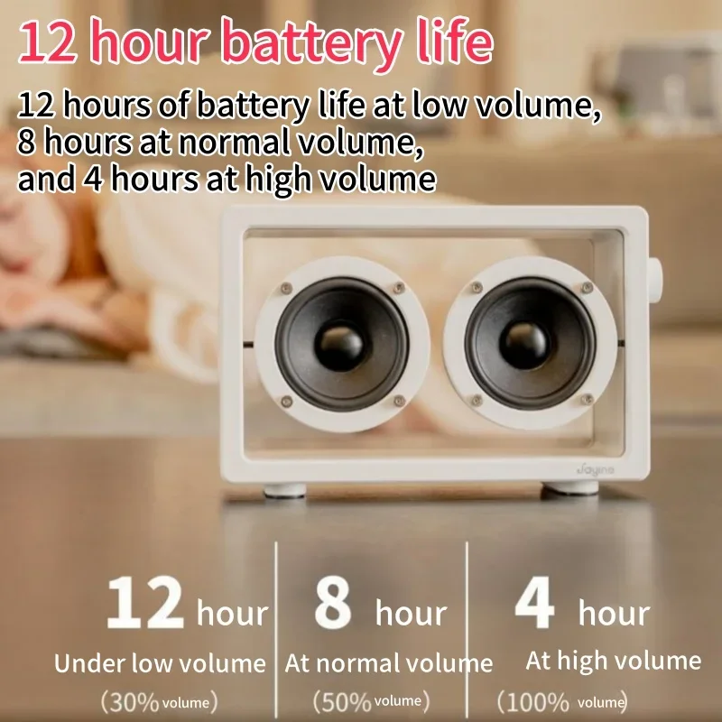 

Audience Bluetooth Speaker High Power Creative Bass Wireless Transparent Desktop HIFI Waterproof IPX5 Bluetooth Sound System USB