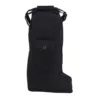 Boot Bag with Handle Oxford Cloth and Leather Black Waterproof Portable Boots Storage Bag for Cowboy Boots Snow Boots 4