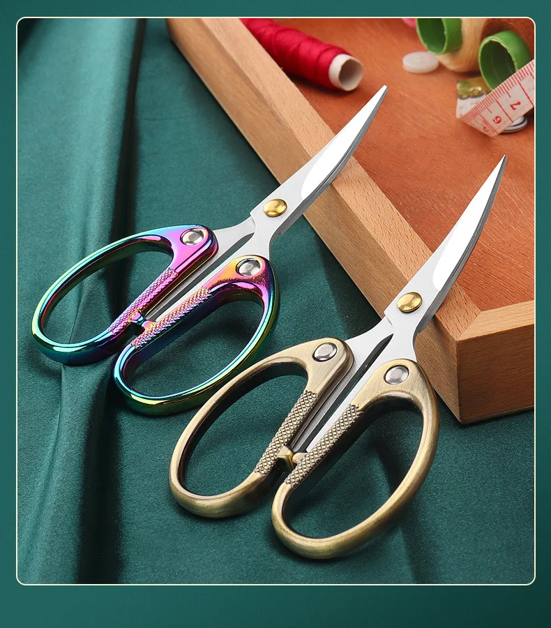 Cross Stitch Retro Classic Vintage Scissors Antique Embroidery Sewing  Tailor Scissor Handicraft Stainless Steel Fabric Scissors - AliExpress