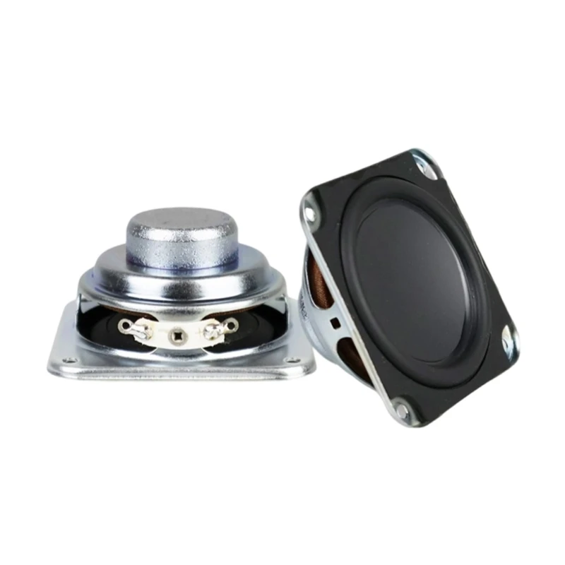 Speakers 2Pcs 4Ohm 5W Loudspeaker Rubber Side Amplifier