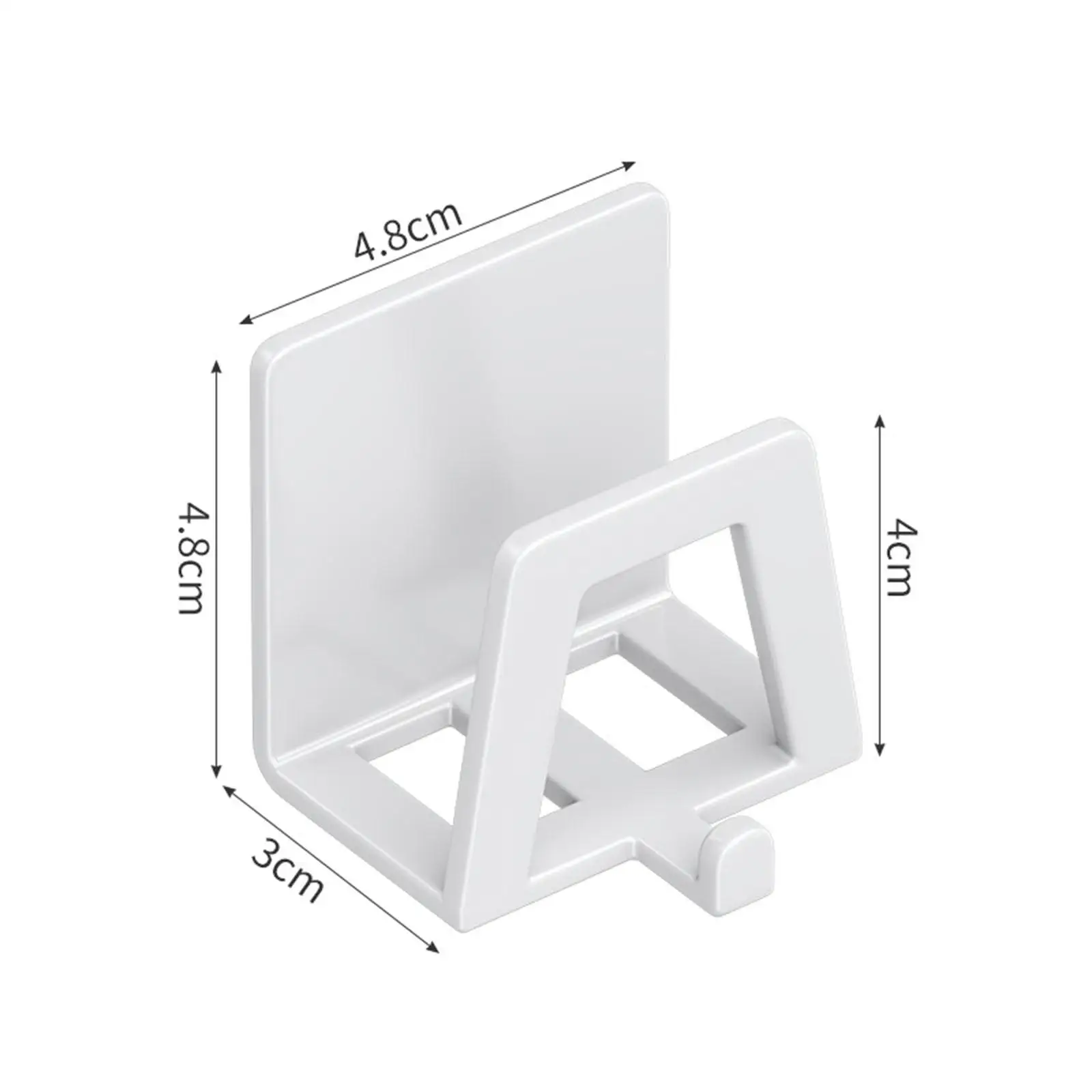 4 Pieces Pot Lid Holder Stable Wall Mounted Space Saving Pan Cover Racks for Kitchen Restaurant Pantry Chopping Board Plates