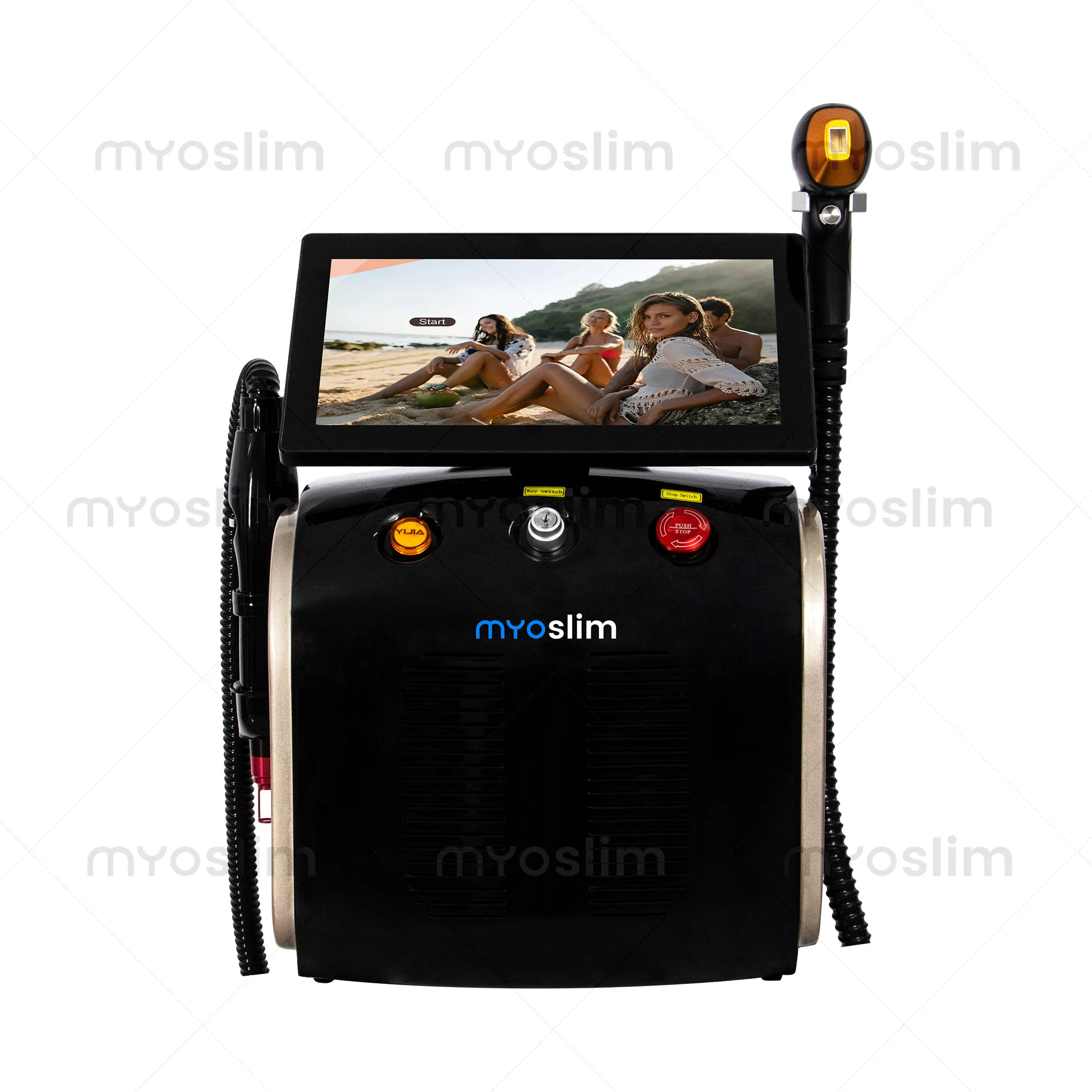 5000W 2In1 Picosecond 808 Diode Laser Hair Removal Machine Ice Platinum Alexandrite Permanent Removal Painless Tattoo Wash Brow 2