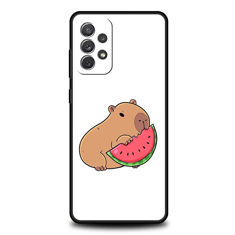 Cute Cartoon Capybara Couple Phone Case
