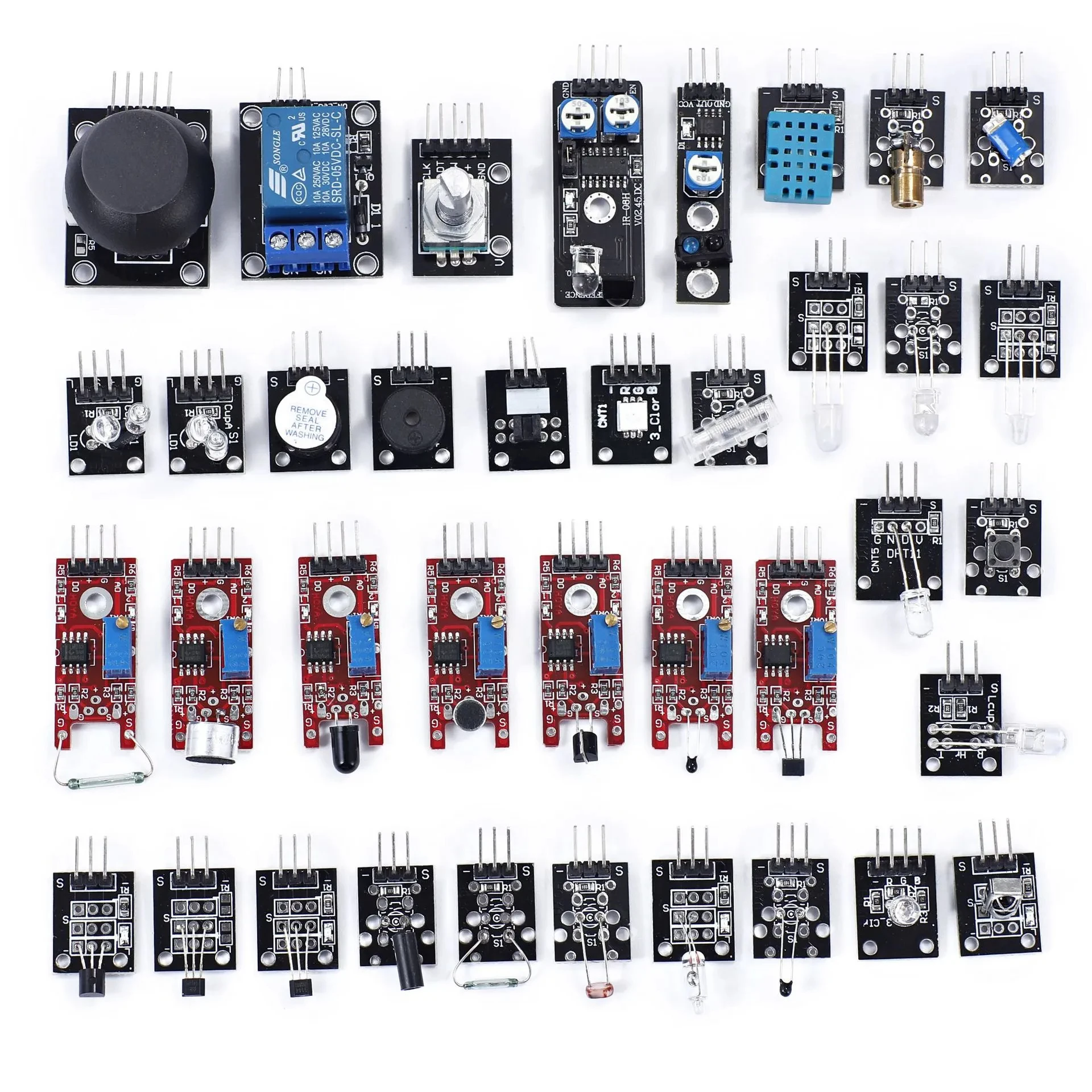 Modulo sensore 37 in 1 Progetto robot Arduino Kit ingresso fai da te UNO R3 MEGA2560 con scatola - immagine 5