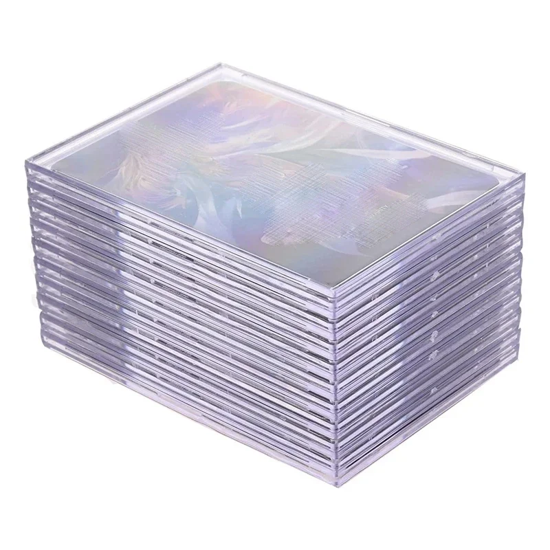 Card Holder Acrylic Sleeves 10Pcs