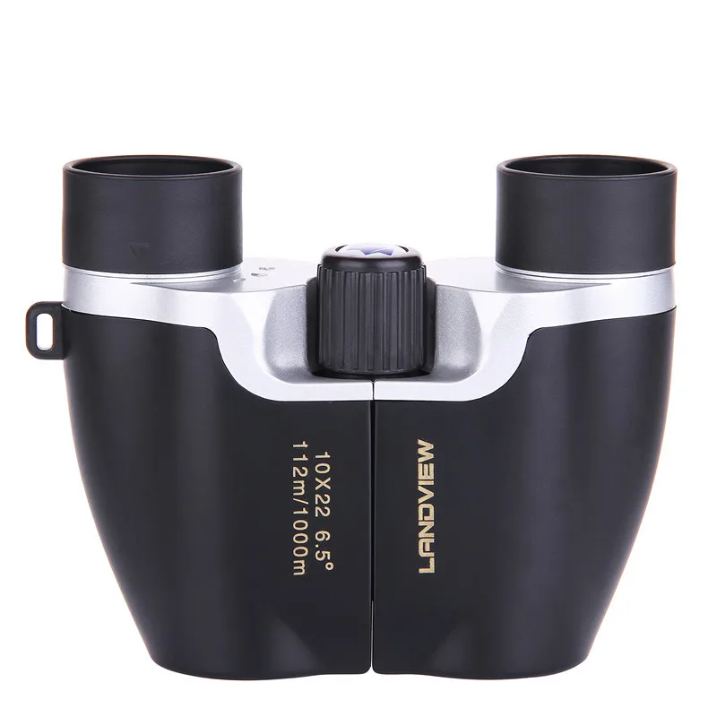 

High Times 10X22 HD All-optical Green Film Waterproof Binoculars Telescope for Tourism Binoculars Pocket Gifts Telescope