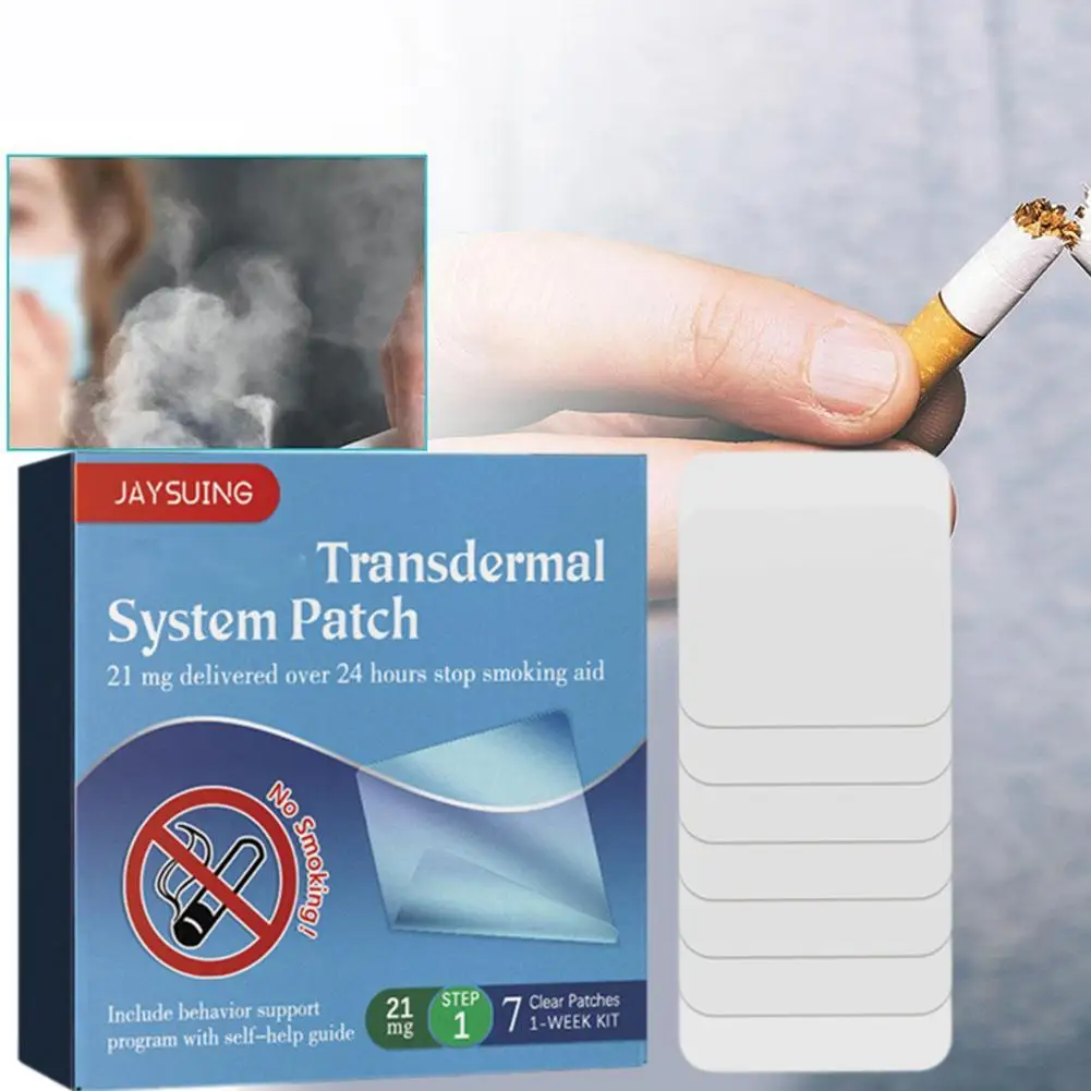 Stop Smoking Patches Anti-smoke Patch Smoker Health Therapy Natural Ingredient 21pcs/box Easy And Effective Stop Smoking Aid