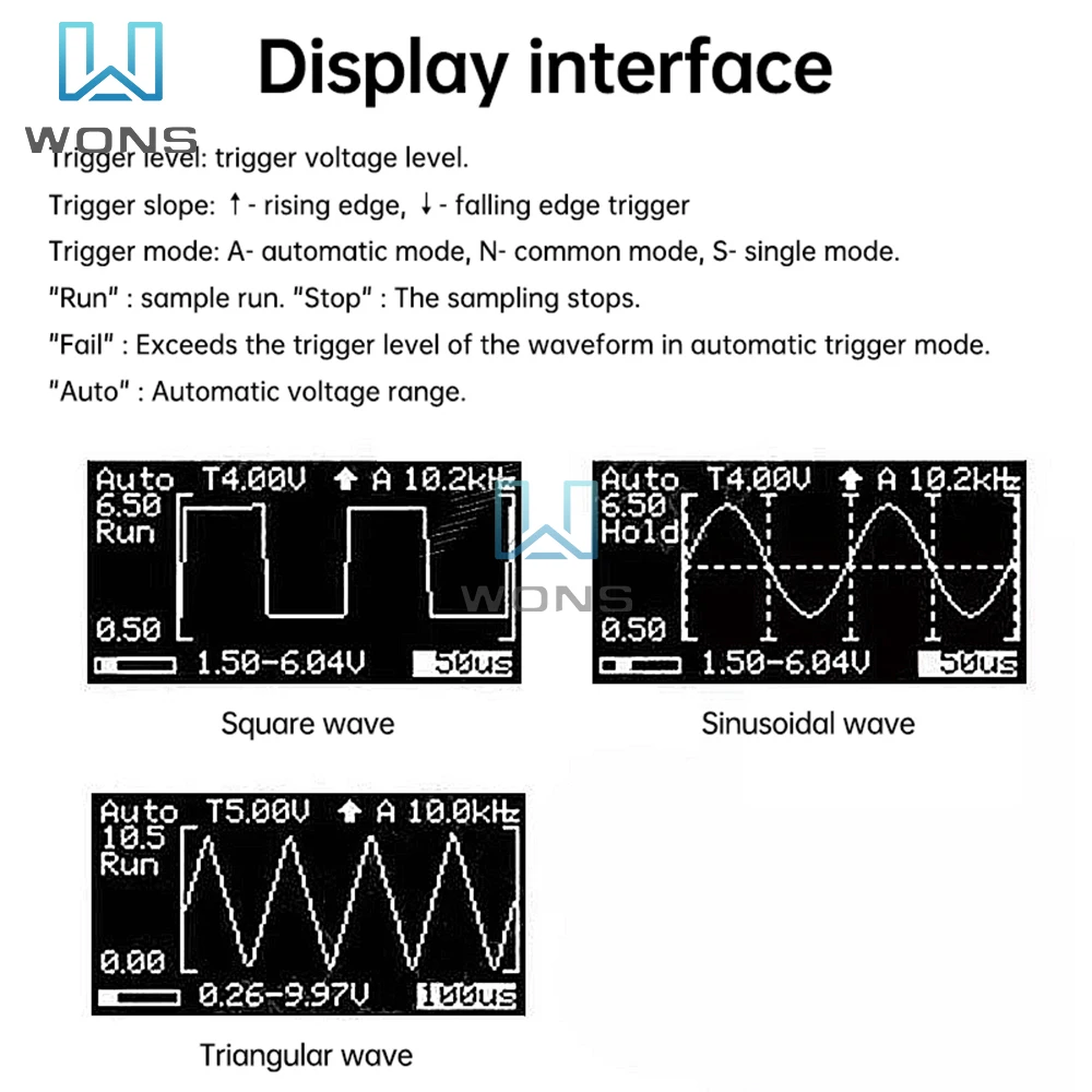 DIY 5V 0.96 inch DOS Mini Digital Oscilloscope Kit STC Microcontroller Electronic Soldering Practice Loose Parts digital oscilloscope