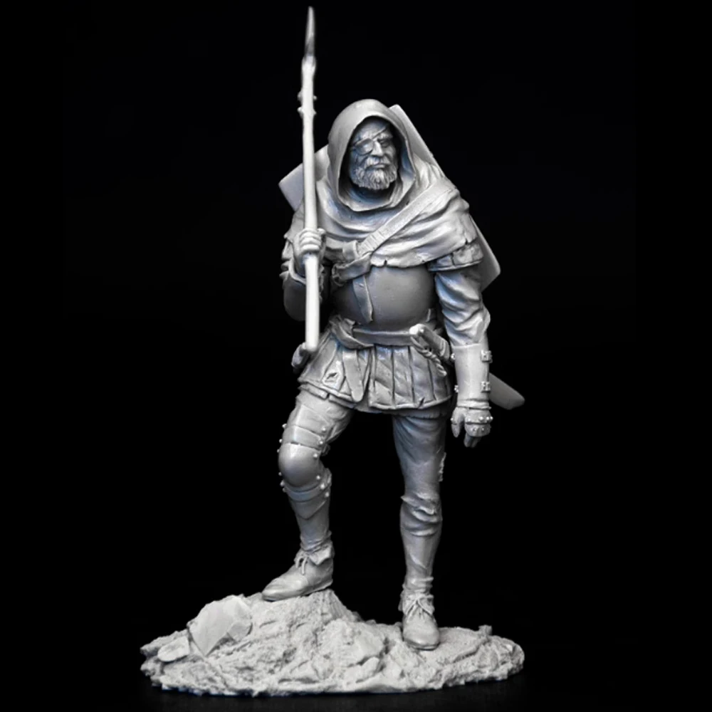 1/24 mercenary soldier, 75mm, Resin Model figure soldier, Unassembled and unpainted kit