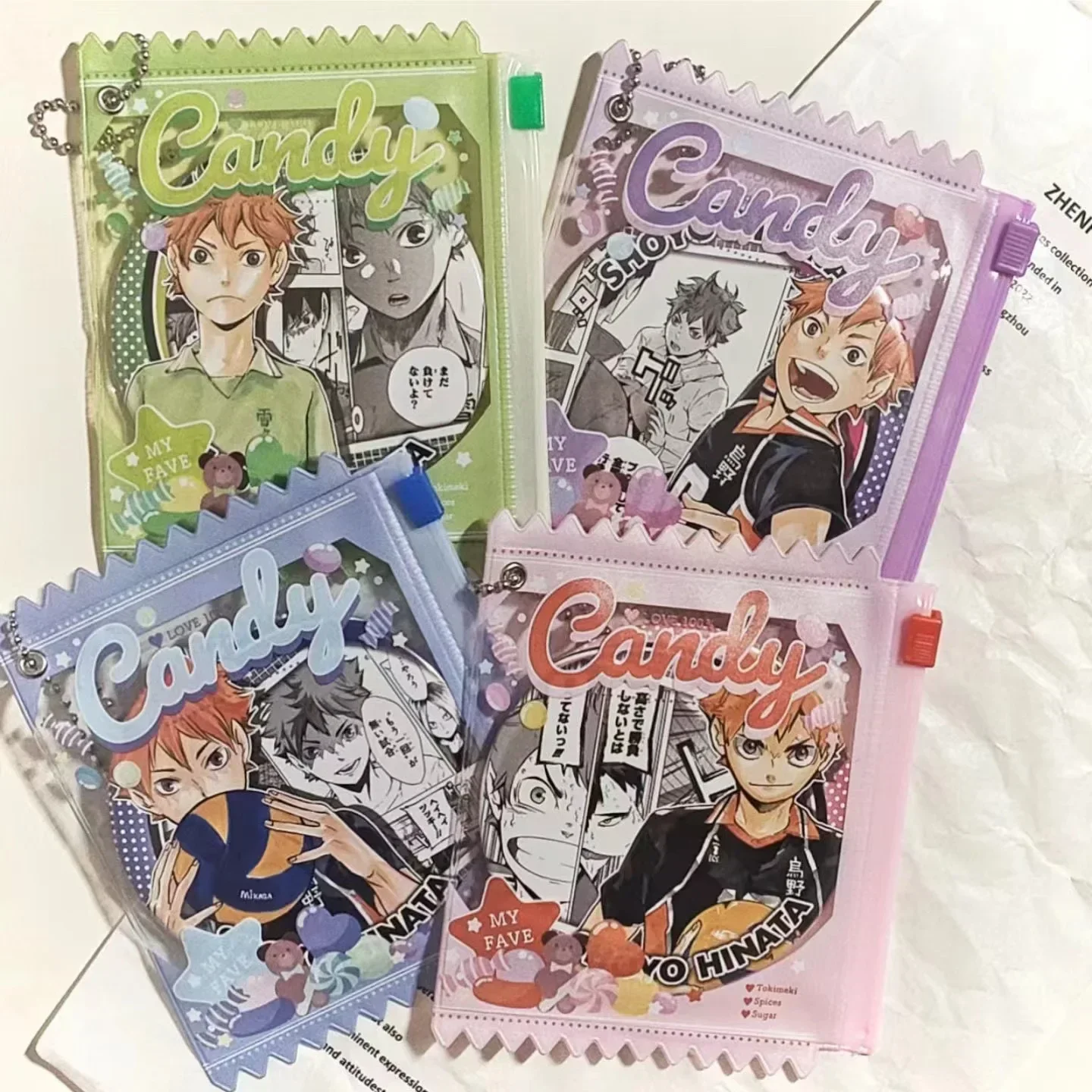 Cartoon Candy Bag Badge Protector Case for 58mm and 75mm Anime Badges Decoration Bag Accessories Case 3
