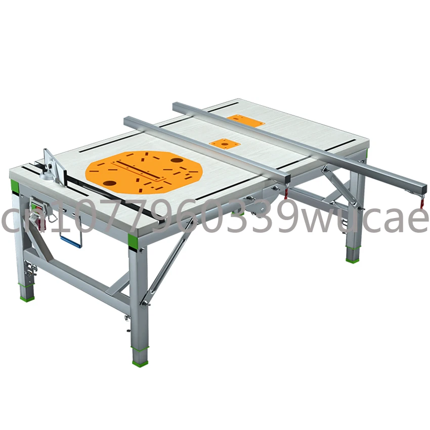 

Multifunctional Woodworking Workbench Saw Table Portable Folding Lifting Decoration DIY