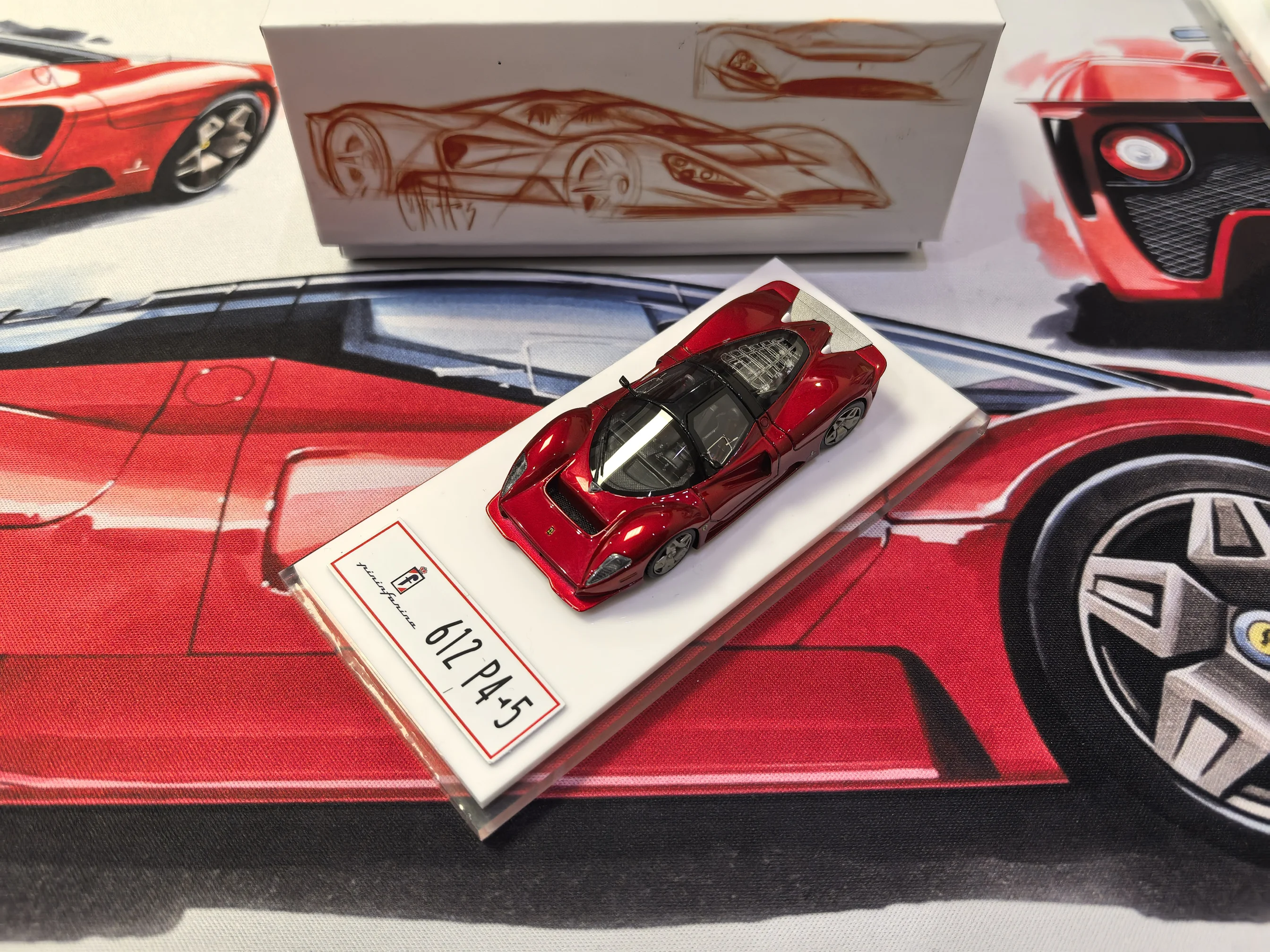 未開封　YOW MODELLI　1/43 フェラーリ Ｐ4/5 レジンキット Yahoo!オークション - 1/43 レジンキット フェラーリP4/5