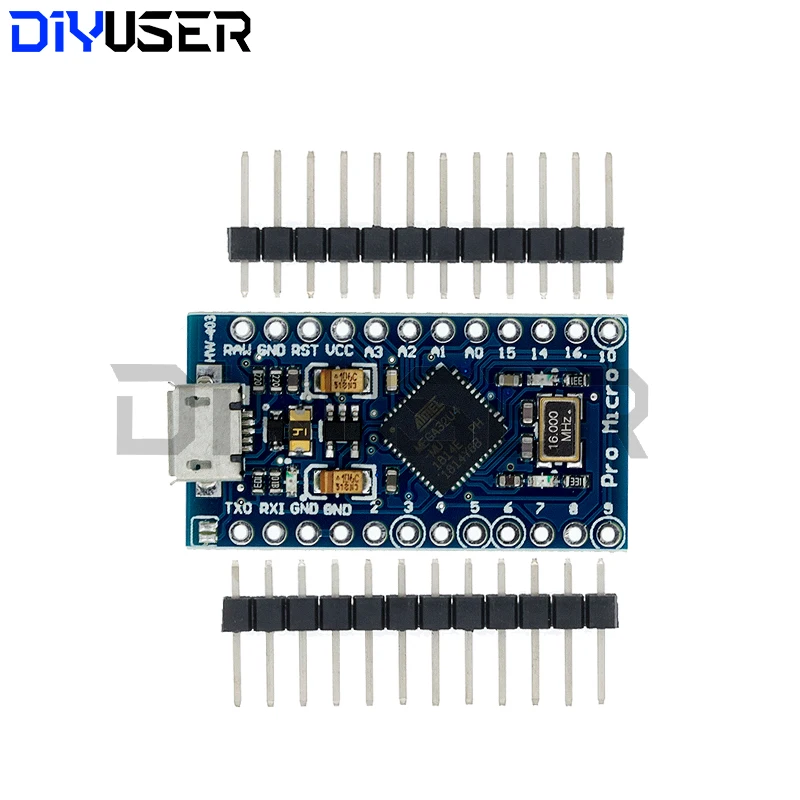 Module USB MICRO/MINI/TYPE-C ATMEGA32U4, carte 5V 16MHz pour contrôleur Arduino ATMEGA32U4-AU/MU Pro-Micro, remplacement Pro Mini