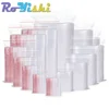 100 Pcs/Pack 5-12 Wire Self Seal Clear Plastic Poly Resealable Ziplock Bags Food Storage Fresh Package Reclosable Multi Size 1