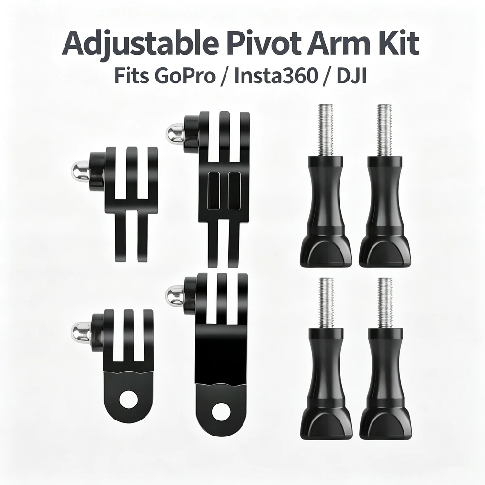 3-Way Adjustable Extension Pivot Arm Adapter Kit