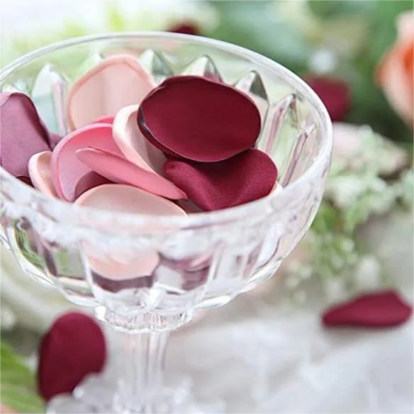 100Pcs/Bag Rose Petals for Wedding Accessories Marriage petalos de rosa para boda Vanlentine's Day Party Brithday Decoration