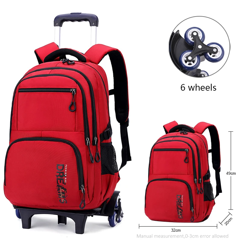 Carro Mochila CONPHERON Mochila Escolar Con Ruedas Para Ninos Estudiantes De